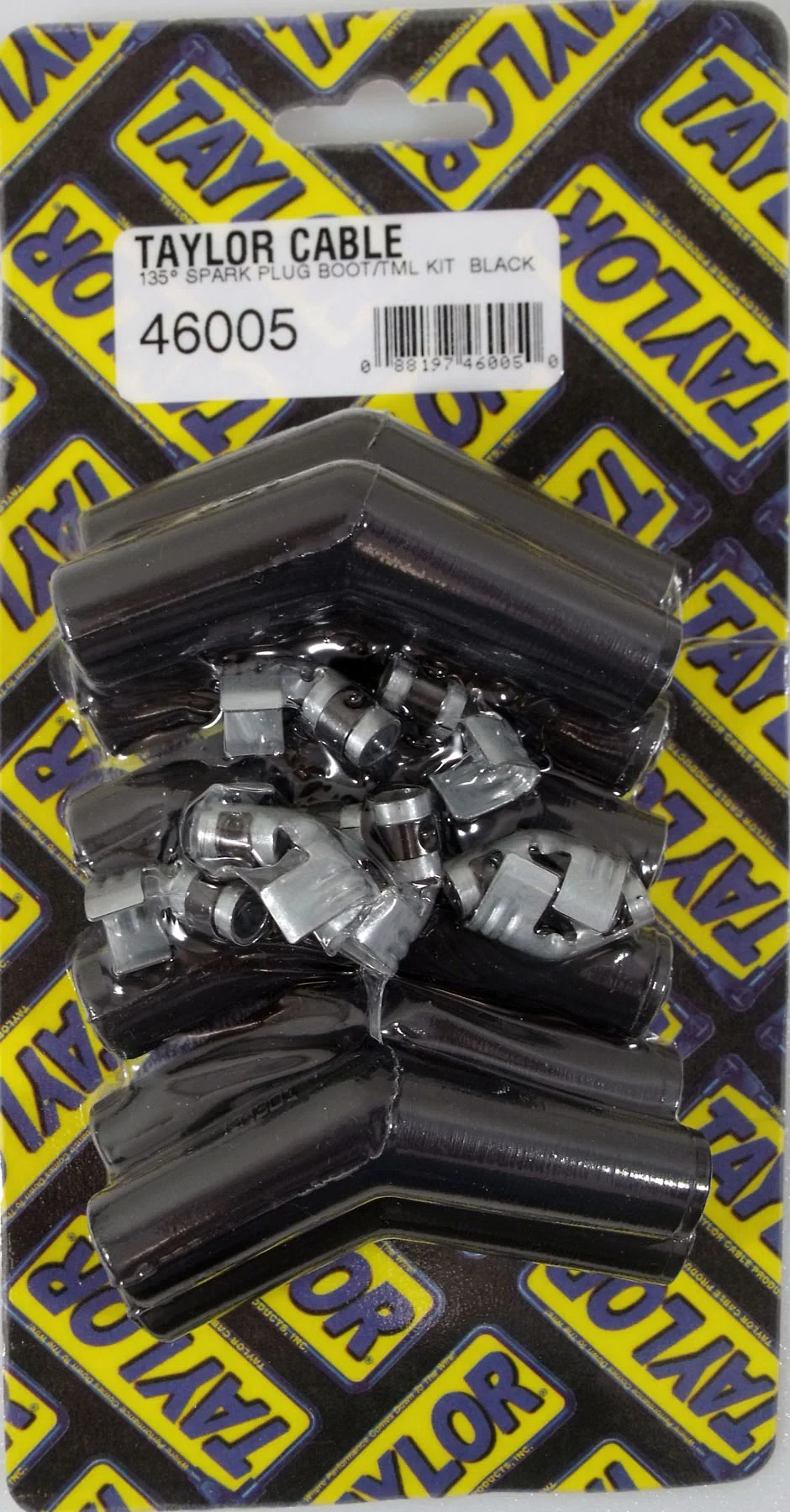 Spark Plug Wire Connector 7 - 10.4mm 135_ 8 Black 46005